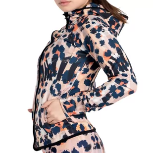 Bluza sportowa na zamek fitness damska Slavi Leopard - Lekkoatletyka - miniaturka - grafika 1