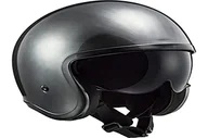 Kaski motocyklowe - LS2 OF599 Spitfire Jeans Titanium kask motocyklowy S (55/56) - miniaturka - grafika 1