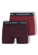 Majtki męskie - Bawełniane bokserki męskie, dwupak, U-BOXER - Volcano - miniaturka - grafika 1