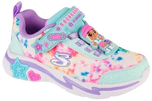 Skechers Snuggle Sneaks - Skech Squad 302214L-MTMT, dla dziewczynki, buty sneakers, Miętowy - Moda i Uroda OUTLET - miniaturka - grafika 1