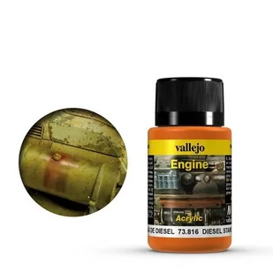 Vallejo Engine Effects - Diesel Stains / 40ml 73816 - Akcesoria i części modelarskie - miniaturka - grafika 1