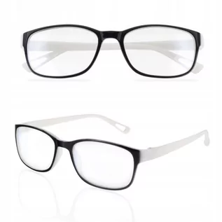 Okulary korekcyjne, oprawki, szkła - Okulary DELI zerówki korekcyjne Antyrefleks białe, OK-DELI-BIAL - grafika 1