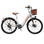 Rowery elektryczne - EUROBIKE Cityrun-26 Electric Bike, 26'' Tire, 250W Motor, 36V 10Ah Battery, 25km/h Max Speed, 30-50km Range, Disc Brake, SHIMAN - miniaturka - grafika 1