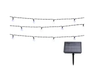 Lampy ogrodowe - Grundig - LED Łańcuch solarny 100xLED/8 funkcji 16,85m ciepła biel - miniaturka - grafika 1