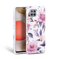 Etui i futerały do telefonów - Tech-Protect FLORAL GALAXY A42 5G WHITE - miniaturka - grafika 1