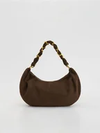 Torebki damskie - Reserved - Torebka na ramię - ciemnobrązowy - miniaturka - grafika 1