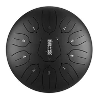 Perkusje - Tongue Drum Hluru Lotus THL11-10 Charcoal - miniaturka - grafika 1