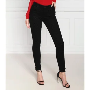 Karl Lagerfeld Jeansy W/Kl Flock | Skinny fit - Spodnie damskie - miniaturka - grafika 1