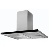 Okapy kuchenne - Akpo WK-9 FENIKS GLASS 90 czarny - miniaturka - grafika 1