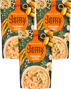 JemyJemy JemyJemy Fasolowa z kiełbasą wieprzową 450 g x 3 sztuki - Szybkie dania obiadowe - miniaturka - grafika 1