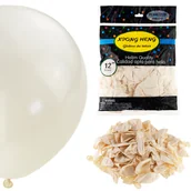 Wesele i ślub - BALONY 100SZT PERŁOWE BIAŁE ŚLUB KOMUNIE URODZINY - miniaturka - grafika 1