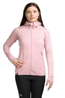 Bluzy damskie - Bluza puez hybrid pl full zip hoody women-zephyr melange - SALEWA - miniaturka - grafika 1