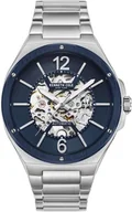 Zegarki męskie - Zegarek męski KENNETH COLE KCWGL2220703 granatowy klasyczny skeleton - miniaturka - grafika 1
