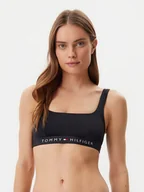 Stroje kąpielowe - Tommy Hilfiger Góra od bikini UW0UW04108 Czarny - miniaturka - grafika 1