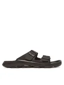 Klapki i japonki damskie - Birkenstock Klapki Mogami Terra Stealth 2-Strap 1029643 Czarny - miniaturka - grafika 1