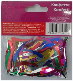 284857 KONFETTI KOSC SLONIOWA 14G EVD125 - Scrapbooking - miniaturka - grafika 1