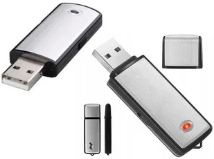 MINI DYKTAFON PENDRIVE PODSŁUCH SZPIEGOWSKI USB X09 - Podsłuchy - miniaturka - grafika 1