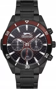 Zegarek Zegarek męski SLAZENGER SL.09.2236.2.04 czerwony fashion na prezent - Zegarki męskie - miniaturka - grafika 1