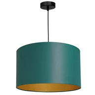 Lampy sufitowe - Luminex Arden 3549 Lampa wisząca zwis 1x60W E27 czarny/zielony/złoty - miniaturka - grafika 1