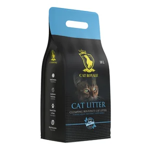 Cat Royale Naturalny żwirek bentonitowy 10l - Żwirek dla kotów - miniaturka - grafika 1