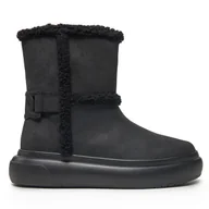 Śniegowce damskie - Śniegowce TWINSET 242TGT190 Czarny - miniaturka - grafika 1