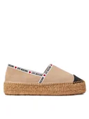 Espadryle damskie - LOVE MOSCHINO Espadryle JA10553G0IIG0131 Beżowy - miniaturka - grafika 1