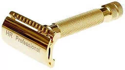 HR Professional HR6521 Gold, maszynka do golenia na żyletki, złota - Maszynki do golenia i wkłady - miniaturka - grafika 1