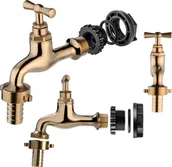 Inne akcesoria do nawadniania - Kadax Kranik Do Zbiornika Kran Zawór Złączka 3/4 DeSzczownica Beczka Na Pojemnik - miniaturka - grafika 1