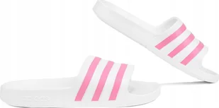 Klapki Damskie Adidas Adilette Aqua Biało-różowe GZ5237 r 42 - Klapki i japonki damskie - miniaturka - grafika 1