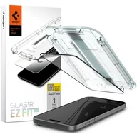 Szkła hartowane na telefon - Szkło Hartowane Spigen Glas.Tr ”Ez Fit” Fc Iphone 15 Plus Black - miniaturka - grafika 1