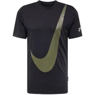 Koszulki męskie - Nike t-shirt koszulka męska sportowa czarna bawełniana FD1242-010 S - miniaturka - grafika 1