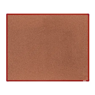 boardOK Tablica korkowa boardOK, 150x120 cm czerwona aluminiowa rama VOK150120-3300 - Tablice i flipcharty - miniaturka - grafika 1