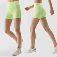 Spodenki damskie - 4F SPODENKI DAMSKIE TRENINGOWE LEGGINSY KRÓTKIE KOLARKI SS24 - miniaturka - grafika 1
