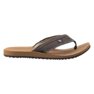Klapki i japonki męskie - Męskie Japonki RIP CURL REACTOR OPEN TOE 19VMOT_1153 – Brązowy - miniaturka - grafika 1