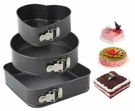 Formy do ciast - AG670A Forma do pieczenia ciast 3szt - miniaturka - grafika 1