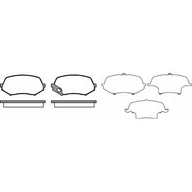 Klocki hamulcowe - Klocki hamulcowe REMSA 1337.00 - miniaturka - grafika 1