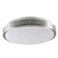 Lampy sufitowe - Kuchenny plafon Benedykt 326843 Polux metalowy srebrny biały - miniaturka - grafika 1