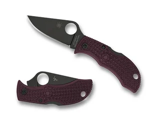 Nóż składany Spyderco Manbug Sprint Run Burgundy FRN, TiCN Micro-Melt PD#1 by Sal Glesser (MBBGBKP) - Noże - miniaturka - grafika 1