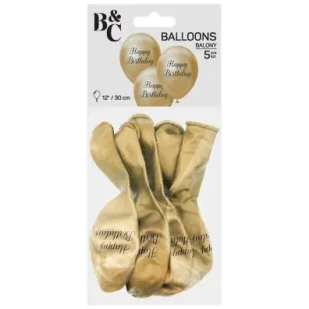 Godan Balon foliowy napis BABY 85x29cm BN-ABAB 28871 - Baby shower i roczek - miniaturka - grafika 1