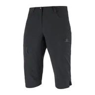 Spodnie sportowe damskie - Spodnie Salomon Wayfarer Capri W Black - miniaturka - grafika 1