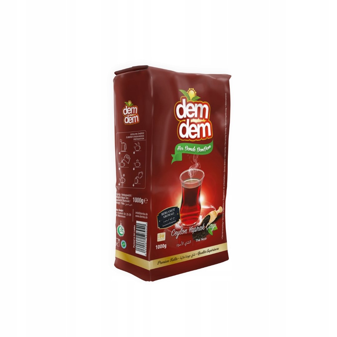 Demdem Herbata Cejlońska Czarna z Bergamotem 1000g