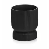 Donice - Osłonka ceramiczna black mat 15 cm - miniaturka - grafika 1