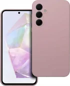 Etui i futerały do telefonów - OEM Futerał SILICONE 2mm do SAMSUNG A35 5G pudrowy róż - miniaturka - grafika 1
