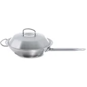 Woki - Fissler FISSLER Original-Profi Collection Wok z metalową pokrywką i długim uchwytem 30 cm 84 833 30 + 20 zł na pierwsze zakupy 84 833 30 - miniaturka - grafika 1