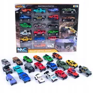 Samochody i pojazdy dla dzieci - Zestaw Resoraków Małe Autka Samochodziki Metal 20x - miniaturka - grafika 1