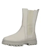 Botki damskie - Gabor Skórzane sztyblety w kolorze szarym - miniaturka - grafika 1