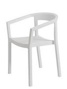 Krzesła - D2.Design Peach Krzesło 56x48 cm białe 9359 Kraków - miniaturka - grafika 1