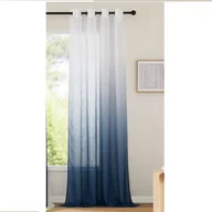 Zasłony - Firany Zasłony półprzezroczyste kółka 220x140 BIAŁY GRANAT-Pony Dance-1 szt - miniaturka - grafika 1