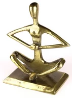 Figurki dekoracyjne - Figurka Joga Yoga Gimnastyk Prezent Metaloplastyka - miniaturka - grafika 1