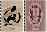 Zeszyty szkolne - kołozeszyt a4/80k kratka avengers kraft - miniaturka - grafika 1